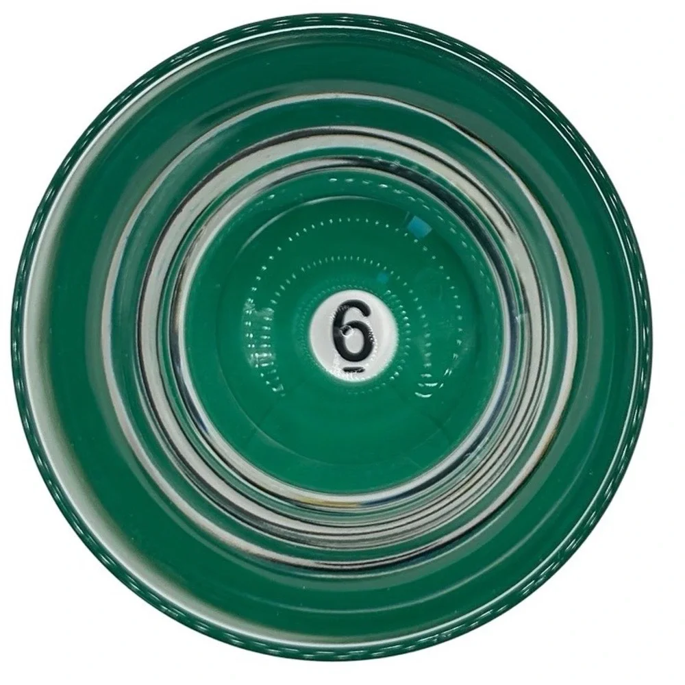 SET OF 8 Luminarc Vintage Billiard Pool Ball Lowball Glasses Barware Cocktail